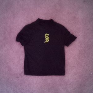 Half turtle neck t-shirt (M)